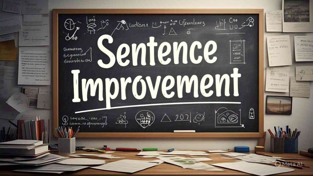 sentence improvement for ssc gd