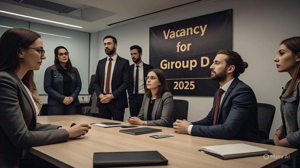 What is the Vacancy for Group D 2025?