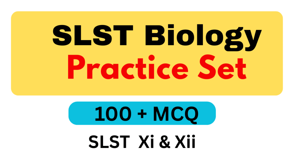 WBSSC SLST Biology Xi & Xii